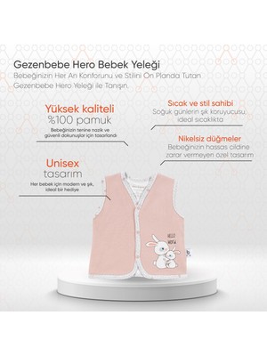 Gezenbebe Hero Bebek Yeleği  Bunny