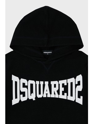 Dsquared2 Pamuklu Kapüşonlu Çocuk Sweat DQ0071 D005U Sweat DQ0071