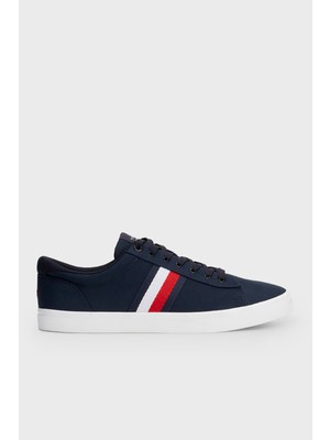 Tommy Hilfiger Logolu Sneaker Ayakkabı Erkek Ayakkabı FM0FM05072 Dw5