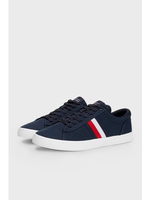 Tommy Hilfiger Logolu Sneaker Ayakkabı Erkek Ayakkabı FM0FM05072 Dw5