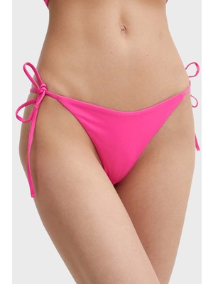 Pinko Yanlardan Bağlamalı Streç Jarse Bikini Altı Bayan Bikini Altı 101268 A1PM N17