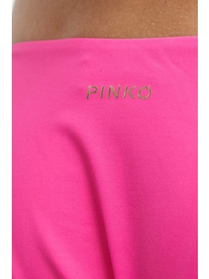 Pinko Yanlardan Bağlamalı Streç Jarse Bikini Altı Bayan Bikini Altı 101268 A1PM N17