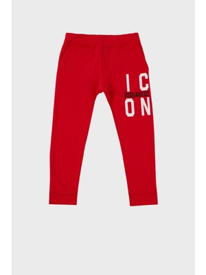 Dsquared2 Pamuklu Cepli Çocuk Spor Pantolon DQ0248 D002Y Pantolon DQ0248