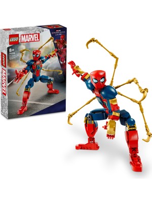 LEGO® Marvel Iron Örümcek Adam Yapım Figürü 76298 - 8 Yaş ve Üzeri Süper Kahraman Seven Çocuklar Için Koleksiyonluk Yaratıcı Oyuncak Yapım Seti (303 Parça)