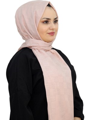 Elit Minelli Jakarlı Monogram  Şal EŞ5275-21