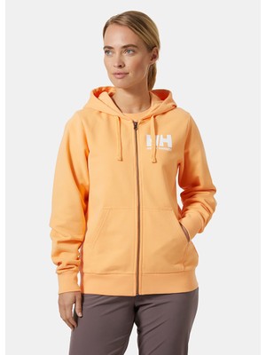 Helly Hansen Logo Full Zip 2.0 Kadın Kapüşonlu Sweatshirt