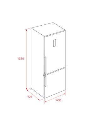 Teka Rbf 78725 Gbk D Enerji Sınıfı 481 lt Nofrost Buzdolabı