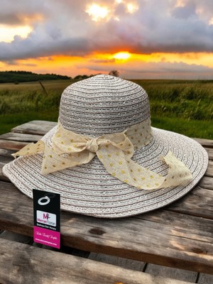 mercantoptan Kadın Plaj Şapkası Hasır Malzeme ile Şık ve Konforlu Tasarım