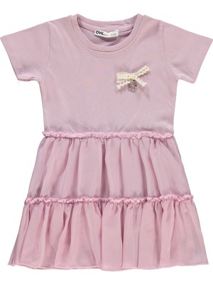 Civil Girls Kız Çocuk Elbise 2-5 Yaş Lila