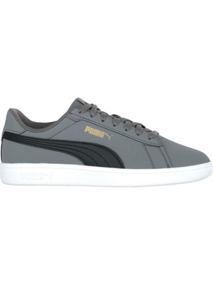 Puma Smash 3.0 Buck Erkek Gri Spor Ayakkabı 392336 02