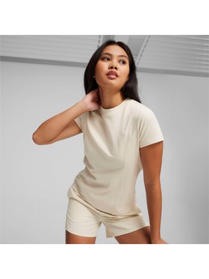 Puma Kadın Alpine Snow Yona Tee Bej Kadın T-Shirt