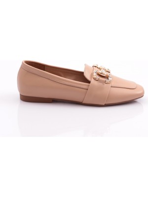 Dgn 5004-23Y Kadin Kristal Tokali Loafer