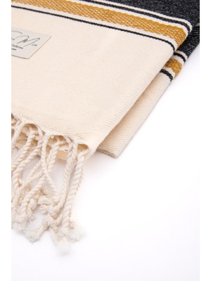 Sensomia Olivia Model Peştemal. 90X190 cm 100% Pamuklu Peştamal Plaj Banyo Duş Deniz Havuz Yoga Modern Havlusu