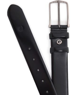 Cacharel Erkek Siyah Rugan Deri Kemer 50269865-001