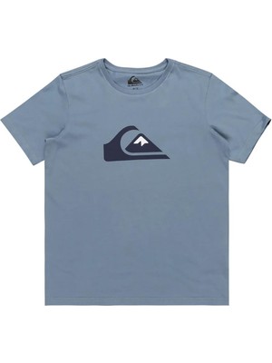 Quiksilver Comp Logo Ss Yth Çocuk Mavi T-Shirt