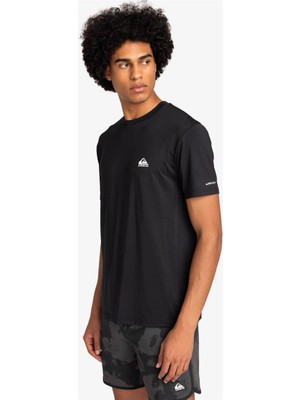 Quiksilver Lap Time Ss Tee Erkek Siyah T-Shirt