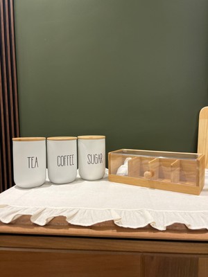 Sade Hediye 3 Bölmeli Çay Kutusu/3'lü Baharatlık Takımı