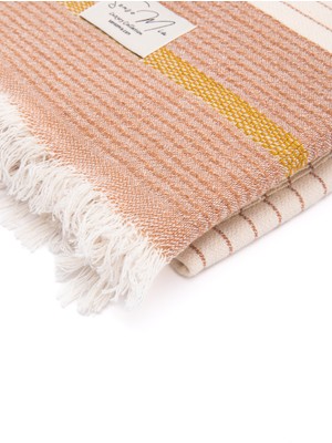 Sensomia Viola Model Peştemal 90X190 cm 100% Pamuklu Peştamal Plaj Banyo Duş Deniz Havuz Yoga Modern Havlusu