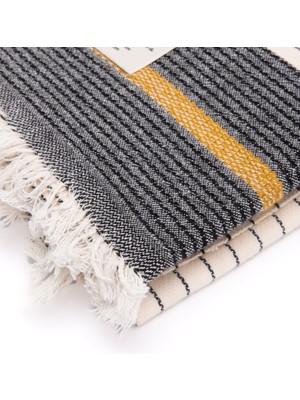 Sensomia Viola Model Peştemal 90X190 cm 100% Pamuklu Peştamal Plaj Banyo Duş Deniz Havuz Yoga Modern Havlusu