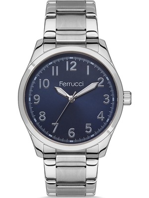 Ferruccı Rakamlı Metal Erkek Kol Saati