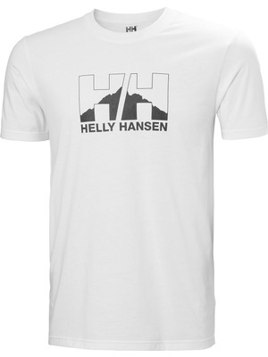 Helly Hansen Helly Hansen Nord Graphıc T-Shırt Erkek Beyaz Giyim/Tshirt/ Hha.62978-Hha.004