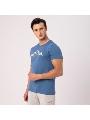 Merrell Taurus M Erkek Mavi Giyim/Tshirt/ M4Taurusm-34065