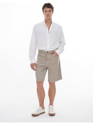 LTB Erkek Wendell Rahat Kesim Yüksek Bel Jean Bermuda