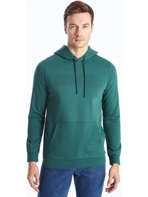 LC Waikiki Lcwaıkıkı Classic Uzun Kollu Baskılı Erkek Hoodie