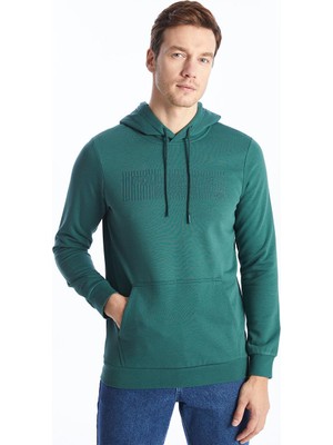 LC Waikiki Lcwaıkıkı Classic Uzun Kollu Baskılı Erkek Hoodie