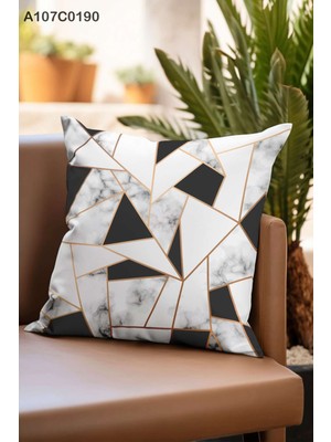 A2ZTR Kırlent Kılıf Çift Tarafı Baskılıdır Süet Kümaş