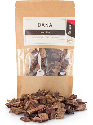 Patili Mutfak Kurutulmuş Dana Akciğer Lokmalık Köpek Kedi Ödül Maması (60 g)