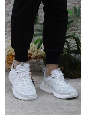 Kinetix Lıster Tx 4fx Beyaz Gri X-Soft Yumuşak Taban Sneaker Erkek Ayakkabı