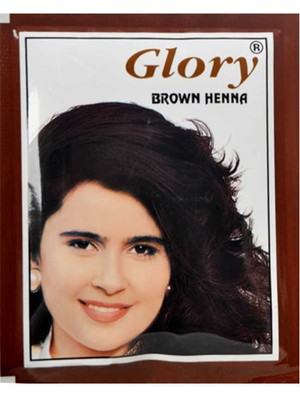 Glory Kahverengi Hint Kınası (Brown Henna) 10 gr Paket