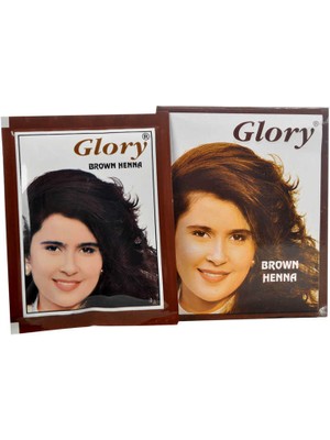 Glory Kahverengi Hint Kınası (Brown Henna) 10 gr Paket