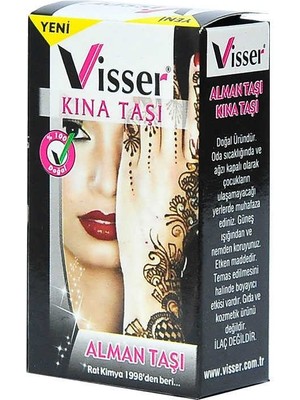 Visser Alman Taşı Yüzde 100 Kına Taşı 10 gr Paket