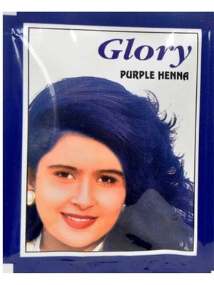 Glory Mor Hint Kınası (Purple Henna) 10 gr Paket