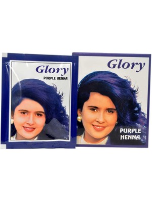 Glory Mor Hint Kınası (Purple Henna) 10 gr Paket