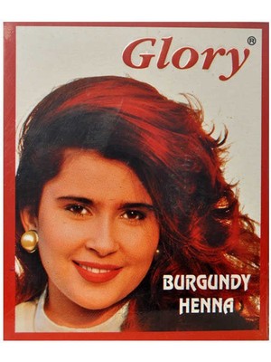 Glory Kızıl Hint Kınası (Burgundy Henna) 10 gr Paket