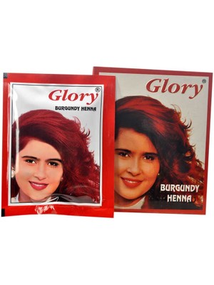 Glory Kızıl Hint Kınası (Burgundy Henna) 10 gr Paket