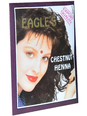 Eagles Kestane Hint Kınası (Chestnut Henna) 10 gr Paket