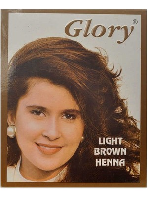 Glory Açık Kahverengi Hint Kınası (Light Brown Henna) 10 gr Paket