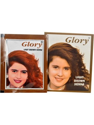 Glory Açık Kahverengi Hint Kınası (Light Brown Henna) 10 gr Paket