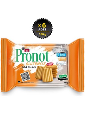 Eti Pronot Glutensiz Bebek Bisküvisi 180 g x 6 Adet