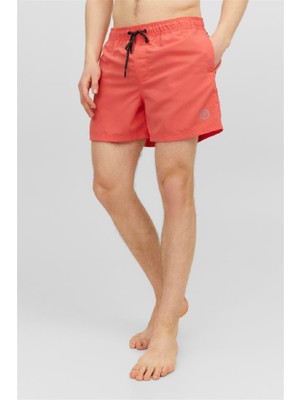 Jack & Jones Erkek Hot Coral Deniz Şortu 12225961 V4