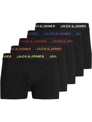 Jack & Jones Jacblack Frıday Erkek 5 Li Siyah Boxer Seti 12242494 V3