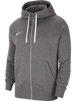 Nike Dry Park Hoodie Full Zip K Gri Erkek Kapüşonlu Sweat CW6887-071 V4