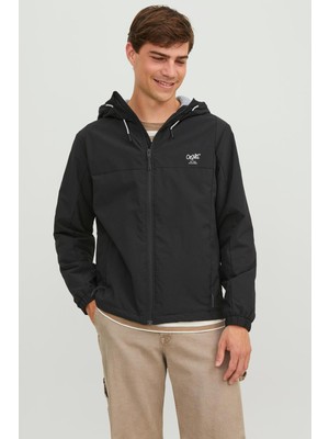 Jack & Jones Jorcamper Jacket Rüzgar Soğuk Geçirmez Erkek Mont Siyah 12238877 V2