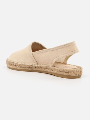 Su Espadril Joanne Ekru Kadın Espadril Sandalet