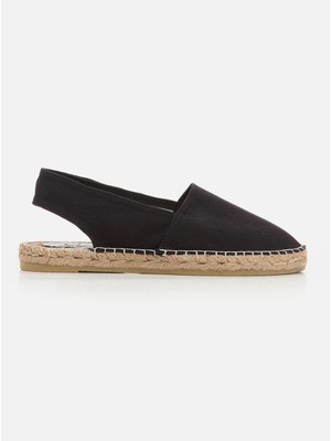 Su Espadril Joanne Siyah Kadın Espadril Sandalet