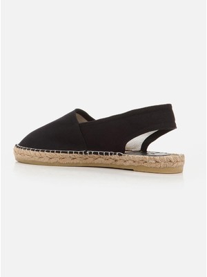 Su Espadril Joanne Siyah Kadın Espadril Sandalet